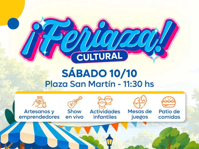 Feriaza Cultural en Plaza San Martín